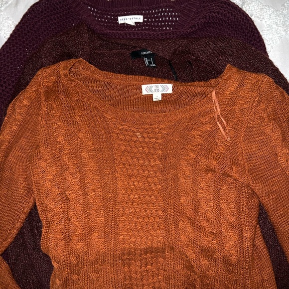 Sweater bundle (pink lily, Francesca’s, and more) - Picture 4 of 5